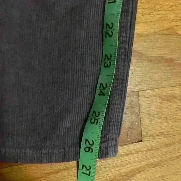 Sisstrevolution Violet corduroy wide leg button up pant size 27/6 - Picture 5 of 7